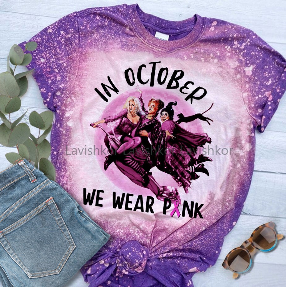 Hocus Pocus In October We Wear Pink Png, Hocus Pocus,Breast Cancer, W…