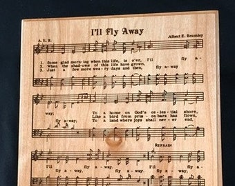 I'll Fly Away Hymn Print Print Sheet Music Art Hymn - Etsy