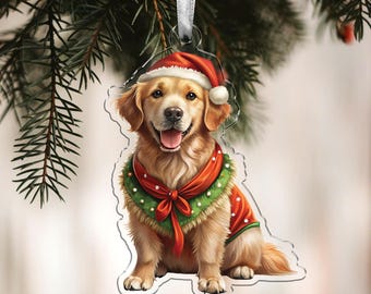 Custom Acrylic Photo Christmas Ornament: Personalized Family Keepsake