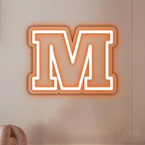 Personalized A-Z Neon Sign | Custom Name Neon Light | Unique Room Decor | Stylish Letter Neon Sign 2025 | Best Valentines Day Gift Idea