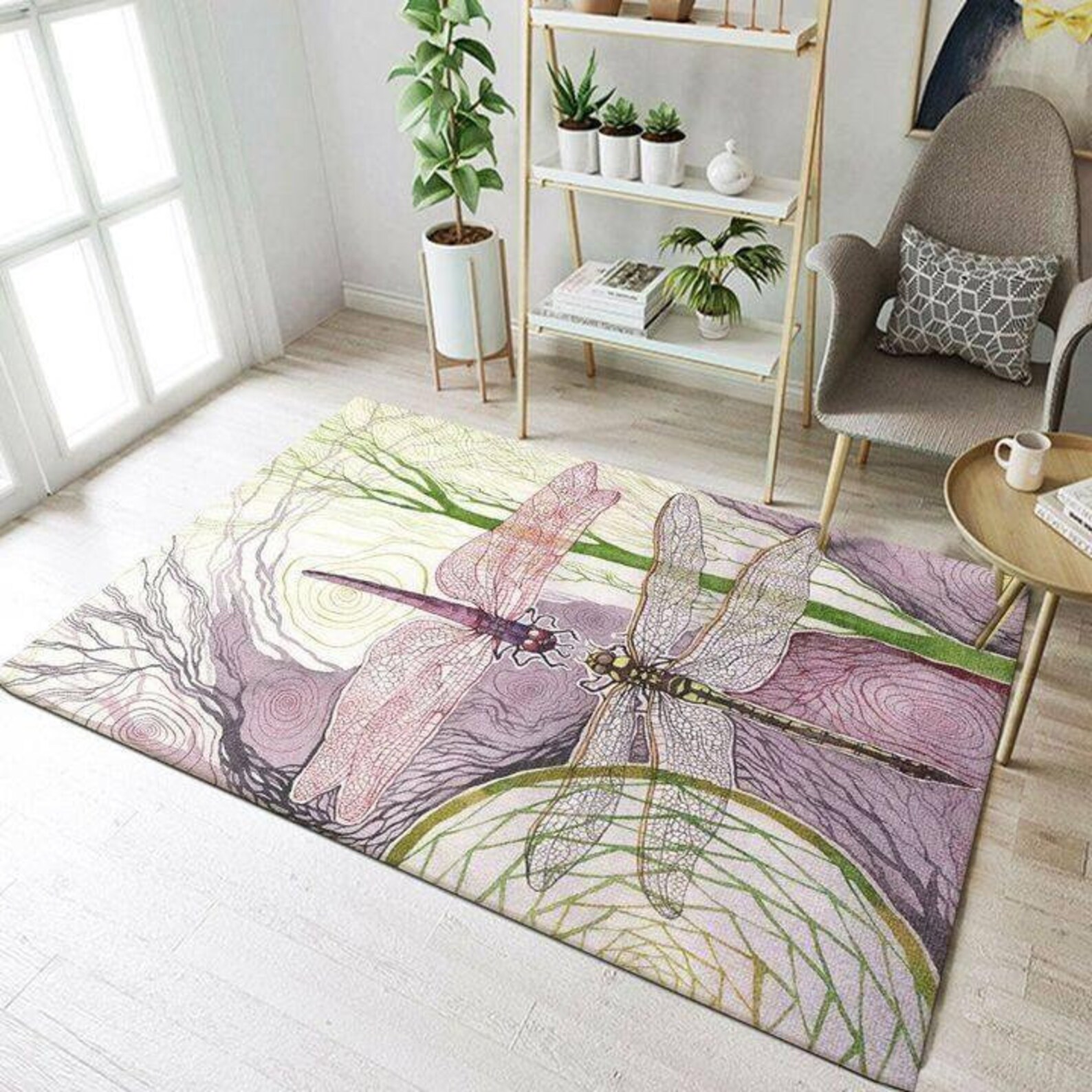 Dragonfly Rug Carpet Etsy