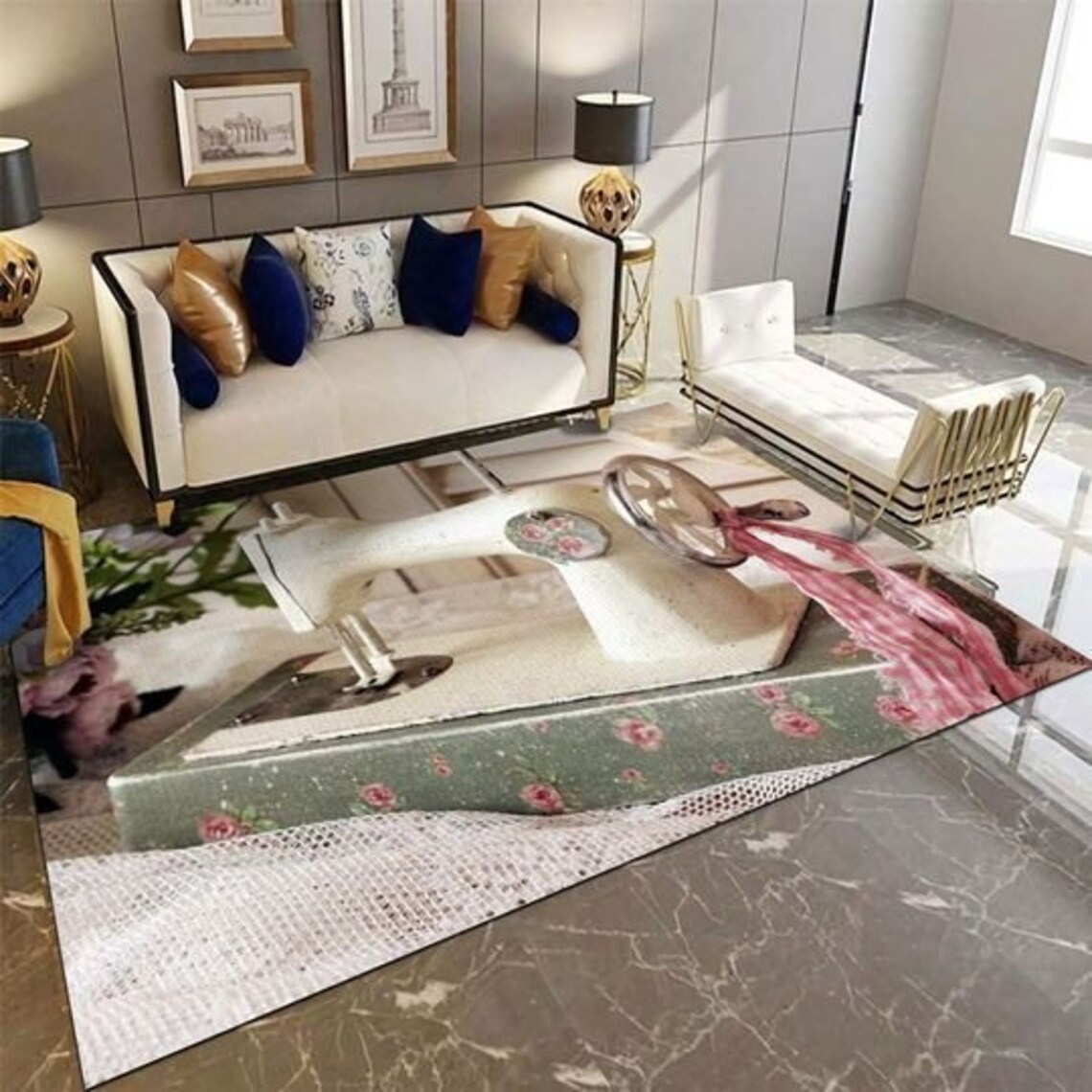 SEWING My Room Area Rug Decorative Rug Carpet Mother's Etsy