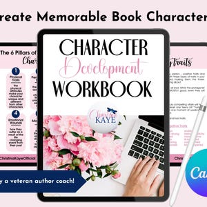 Character Development Workbook, Novel Writing Planner, Book Outline Template, Goodnotes, Digital, Printable Author Workbook, Guidebook