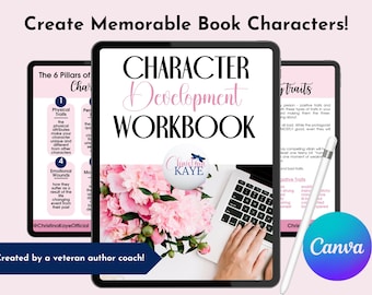 Character Development Workbook: Novel Writing Planner (Digital)