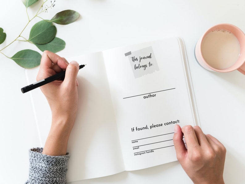 guided author journal, novel planning