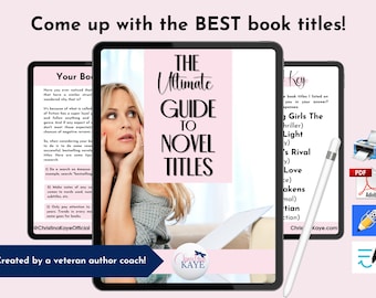 Book Title Planner: Novel Writing Workbook (PDF)