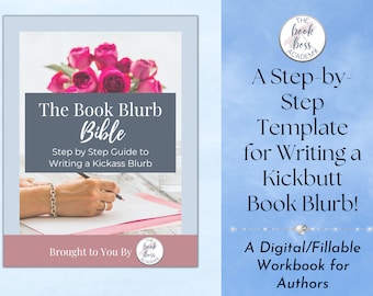 Writing Planner - Book Blurb Bible - Author Template - Writing Tutorial - Writers Workbook - Author Planner - Digital Download - Printable