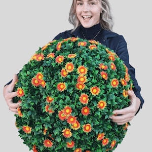 21" XL Mums Topiary Ball