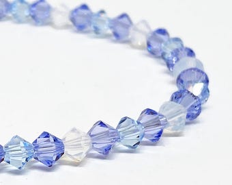 Swarovski Crystal Stretch Accent Bracelet in April Showers, Swarovski Bracelet, Crystal Bracelet, Accent Bracelet, Beaded Bracelet