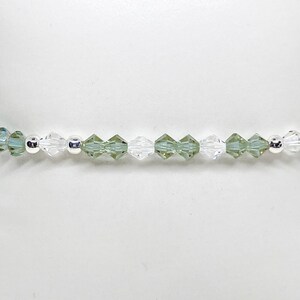 Swarovski Crystal Stretch Accent Bracelet in Sweet Cantaloupe, Light Green, Clear, Swarovski Bracelet, Crystal Bracelet, Accent Bracelet