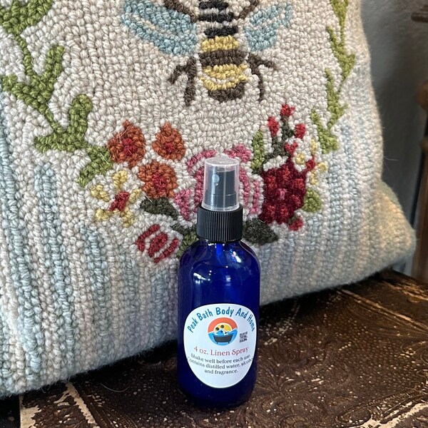 Linen Spray for Clean Home Living, Fine Mist and Simple Ingredients, Long Lasting, Great for Sheets, Towels and Closets, Romantic Gift Idea