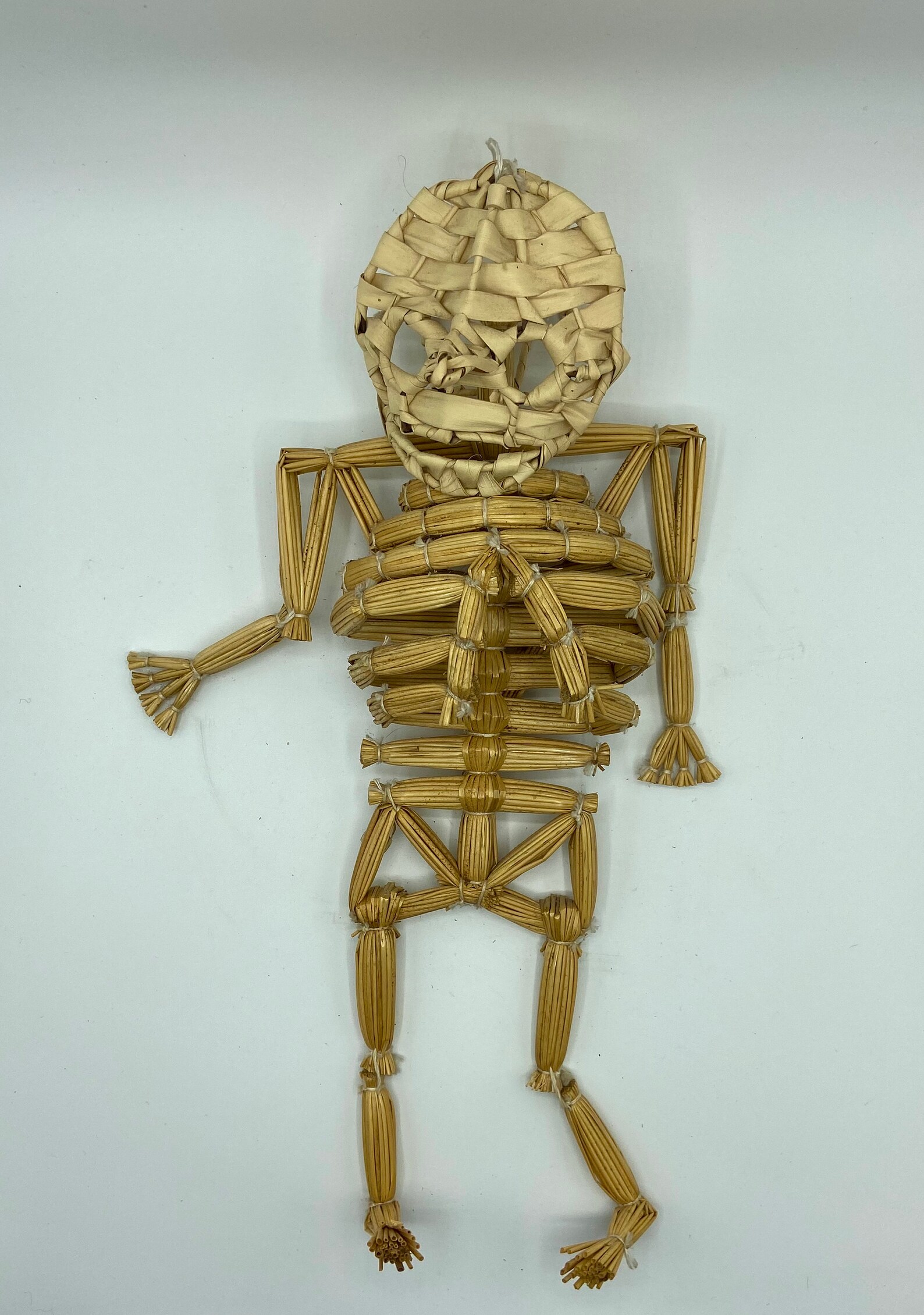 The Straw Man Woven wheat straw Hanging Skeleton Unique Etsy