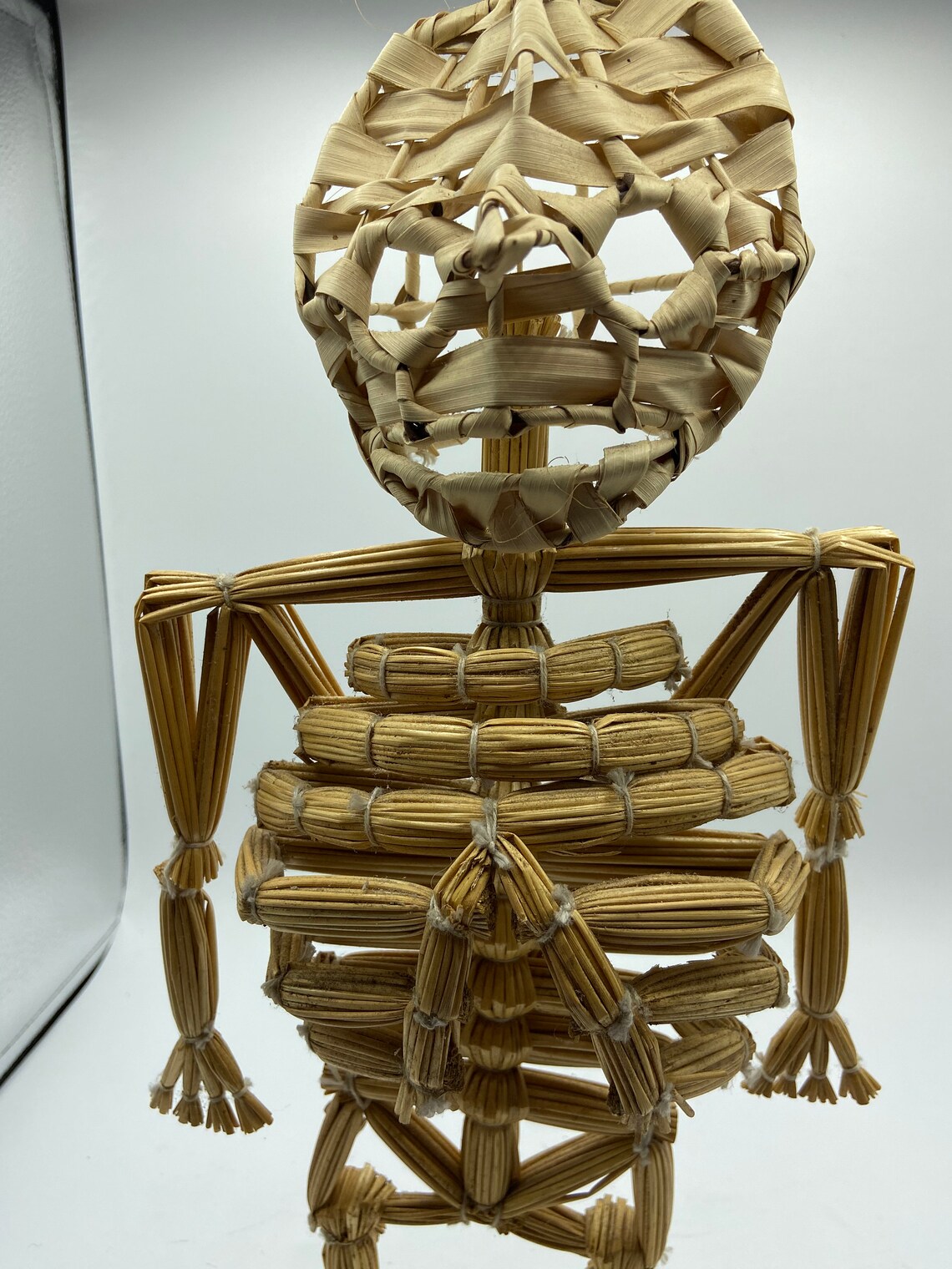 The Straw Man Woven wheat straw Hanging Skeleton Unique Etsy