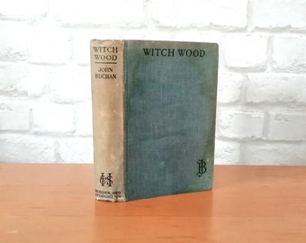 Amante dei libri Witch Wood di John Buchan Bookworm book nerd vintage bookish gift wiccan old book Literary Readers gift idea regalo Librarian gift