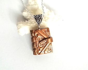 Collana libro amante del libro regalo Mini ciondolo charm libro Lettori carino fatto a mano libro gioielli Bookworm regalo per il suo ciondolo libro delicato in miniatura