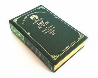 Jane Austen Emma Pride and Prejudice Vintage 1982 Luxusbuch Buchliebhaber Geschenk Bücherwurm Geschenk Geburtstag Jahrestagsgeschenk für sie Vintage Buch