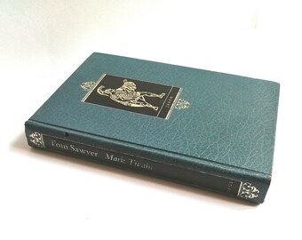 The Adventures of Tom Sawyer by Mark Twain Book lover gift Vintage classic Bookworm Literary Librarian gift Children book Birthday gift idea