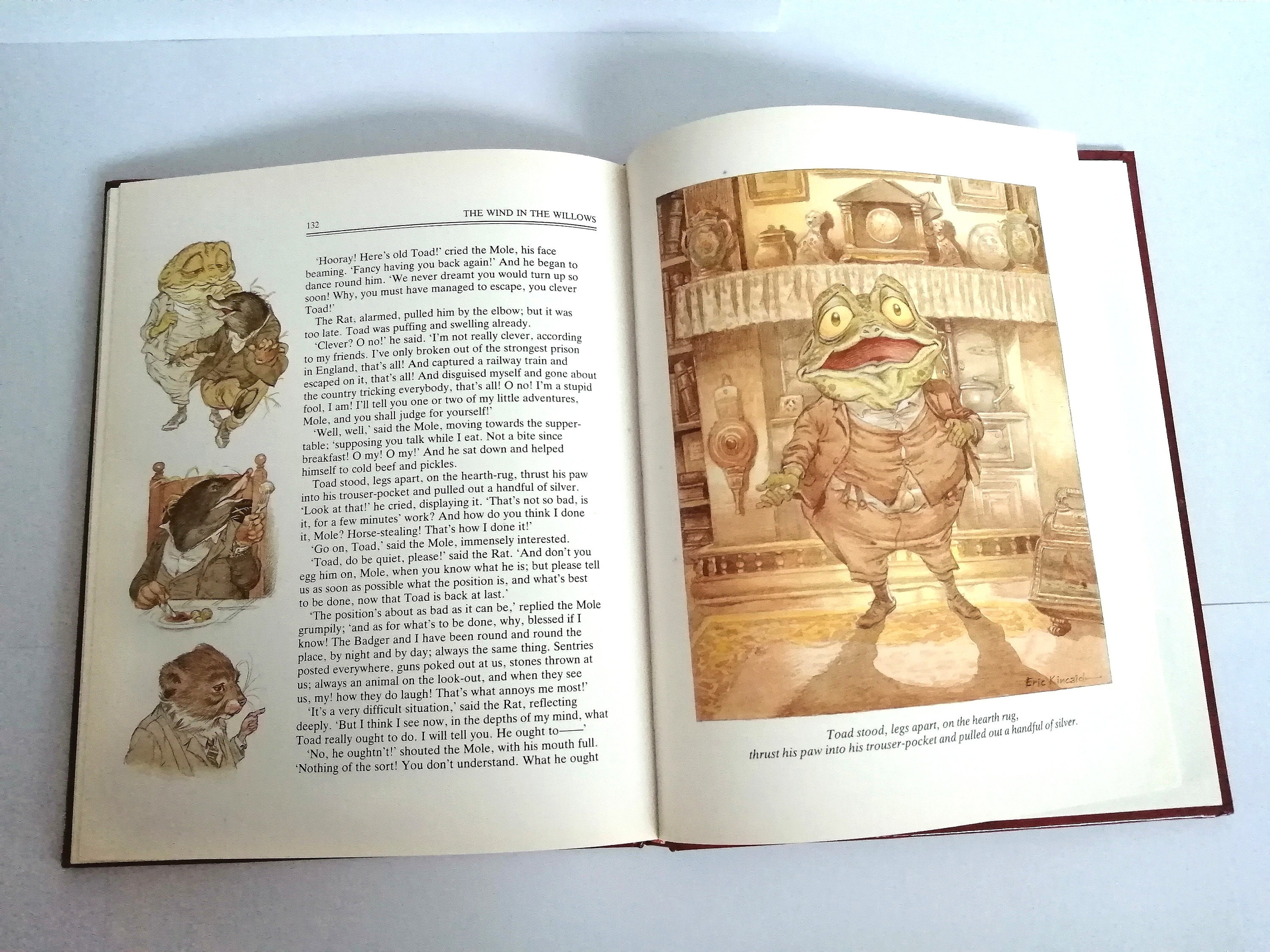 The Wind in the Willow by Kenneth Graham Book Lover Gift Vintage 1987 ...