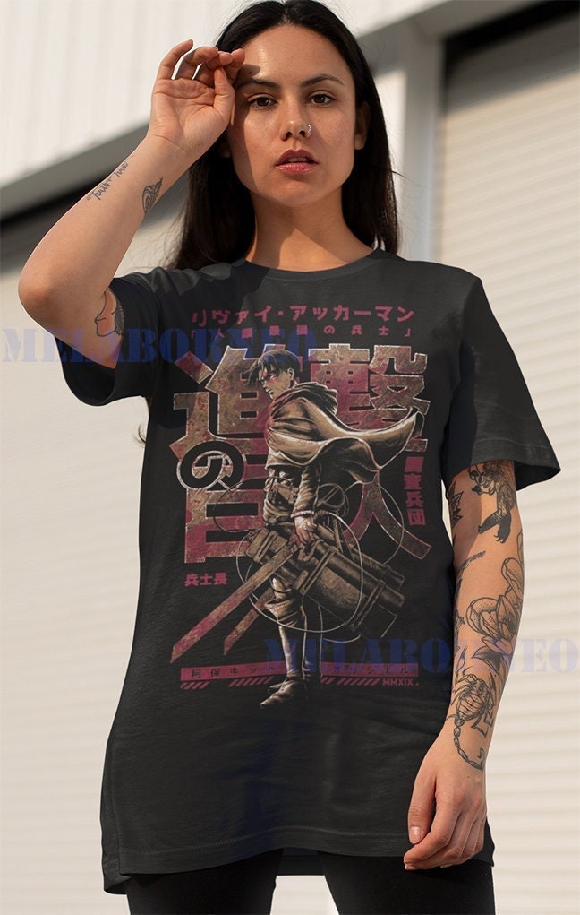 Discover Vintage Style Ackerman Attack On Titan T-Shirt