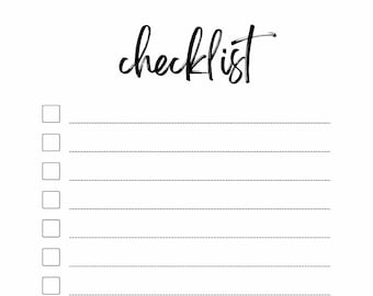 Modern To Do List Notepad | Desk Planner with Checkboxes | Productivity Desk Pad | To Do List with Lines and Checkboxes