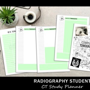 CT Computed Tomography Radiography Study Planner Organiser Printable ...