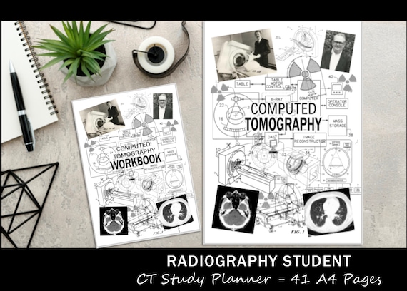 CT Computed Tomography Radiography Study Planner Organiser Printable - Radiology Technologist - Rad Tech Student - Lecture Notes - X-Ray
