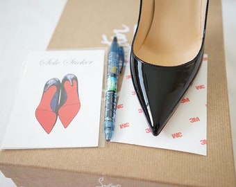 Zoolsticker - Kristalheldere zoolbeschermer voor Christian Louboutin Heels High Designer