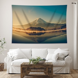 Mountain Tapestry Forest Tree Tapestry Sunset Tapestry Nature Landscape Tapestry Wall Hanging for Room51.2 X 59.1 Inches Etsy