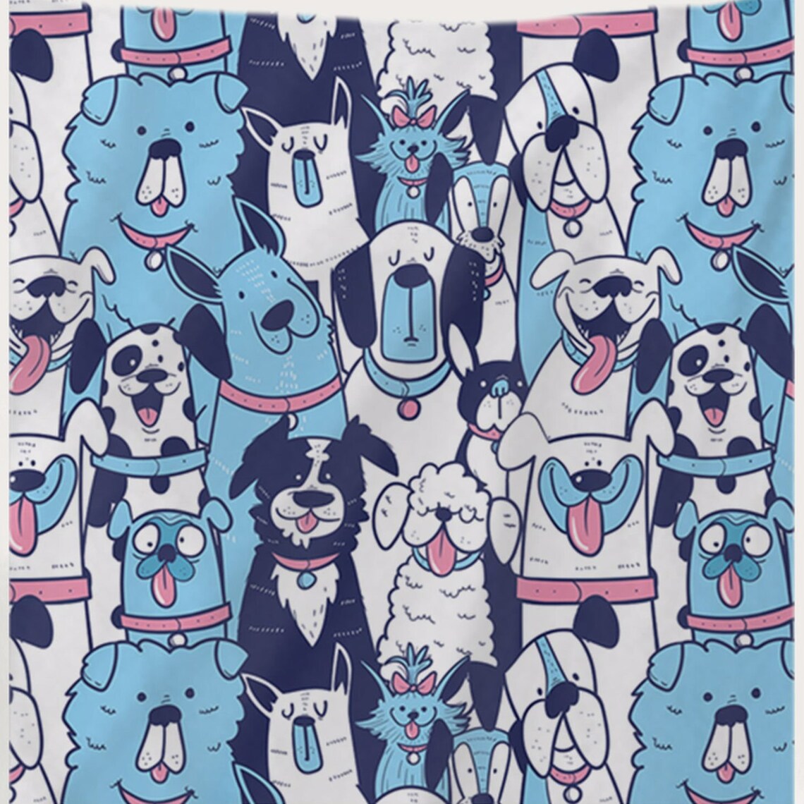 Dog Tapestry Pet Tapestry Personalized Dog Tapestry Wall Etsy UK