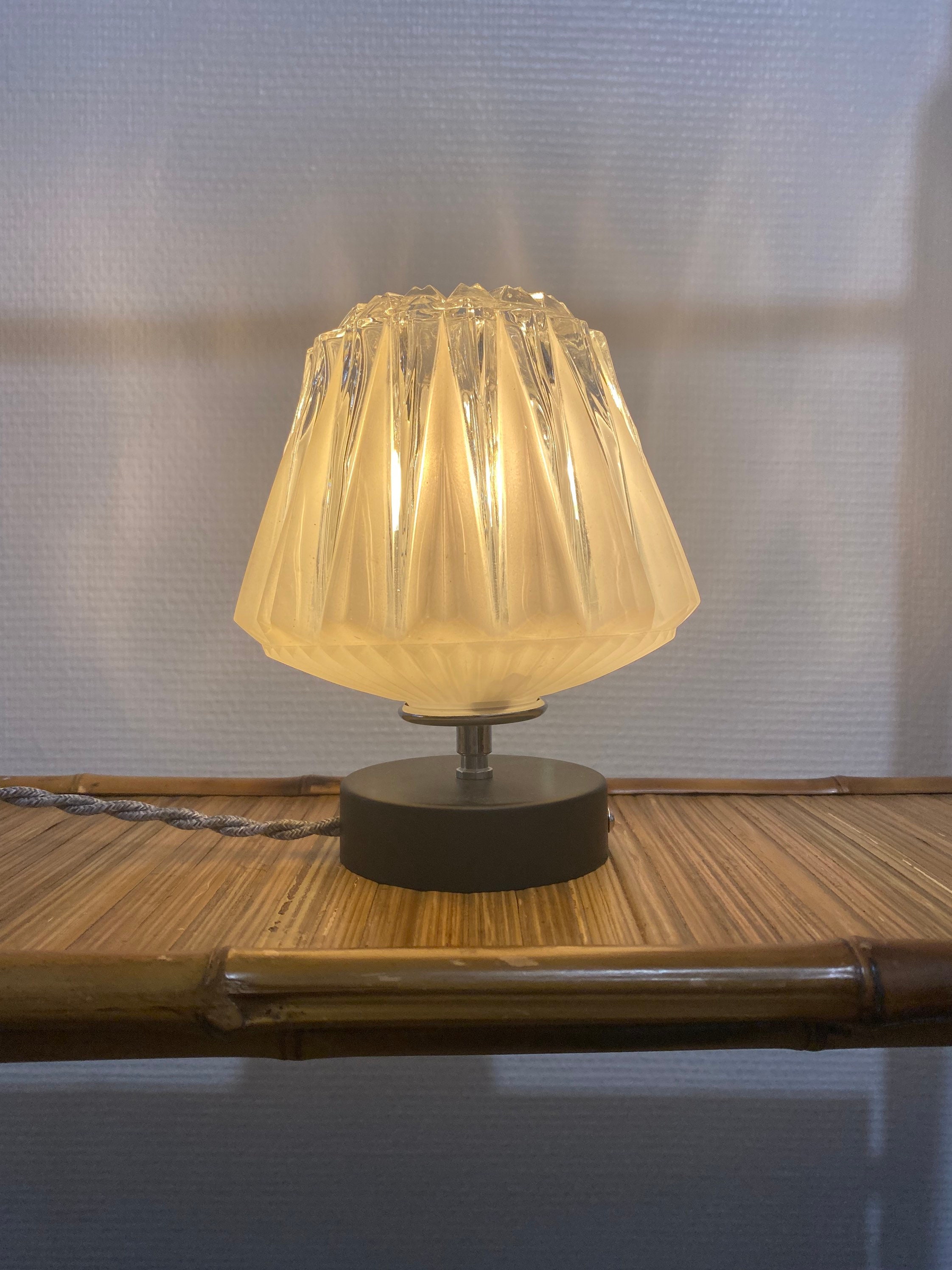 Lampe à Poser Globe Vintage Des Années 60