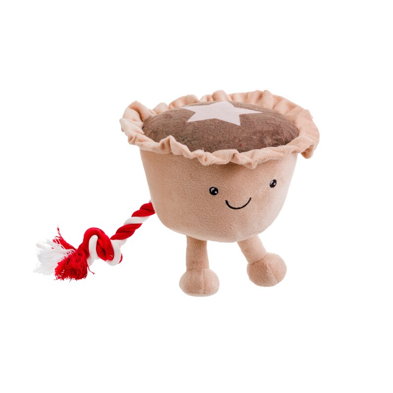 Mince Pie Dog Toy // Christmas Dog Toy, Plush Dog Toy, Toys for Puppies