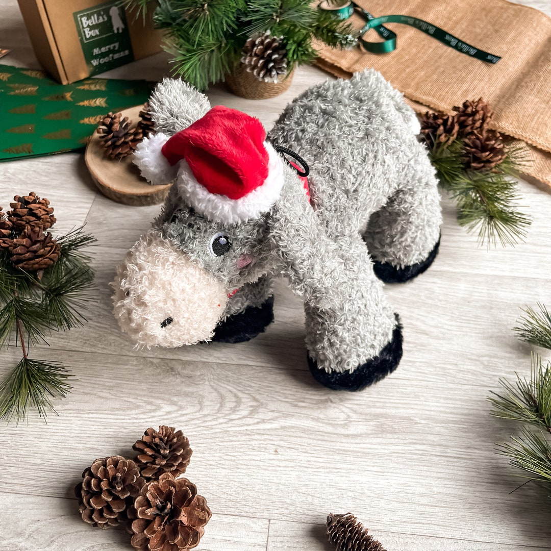 Big Paws Donkey Dog Toy // Christmas Squeaky Dog Toy Gift for Etsy UK