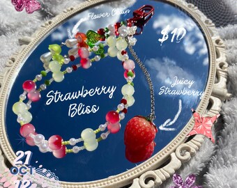 Strawberry Bliss Keychain | Kpop Accesories