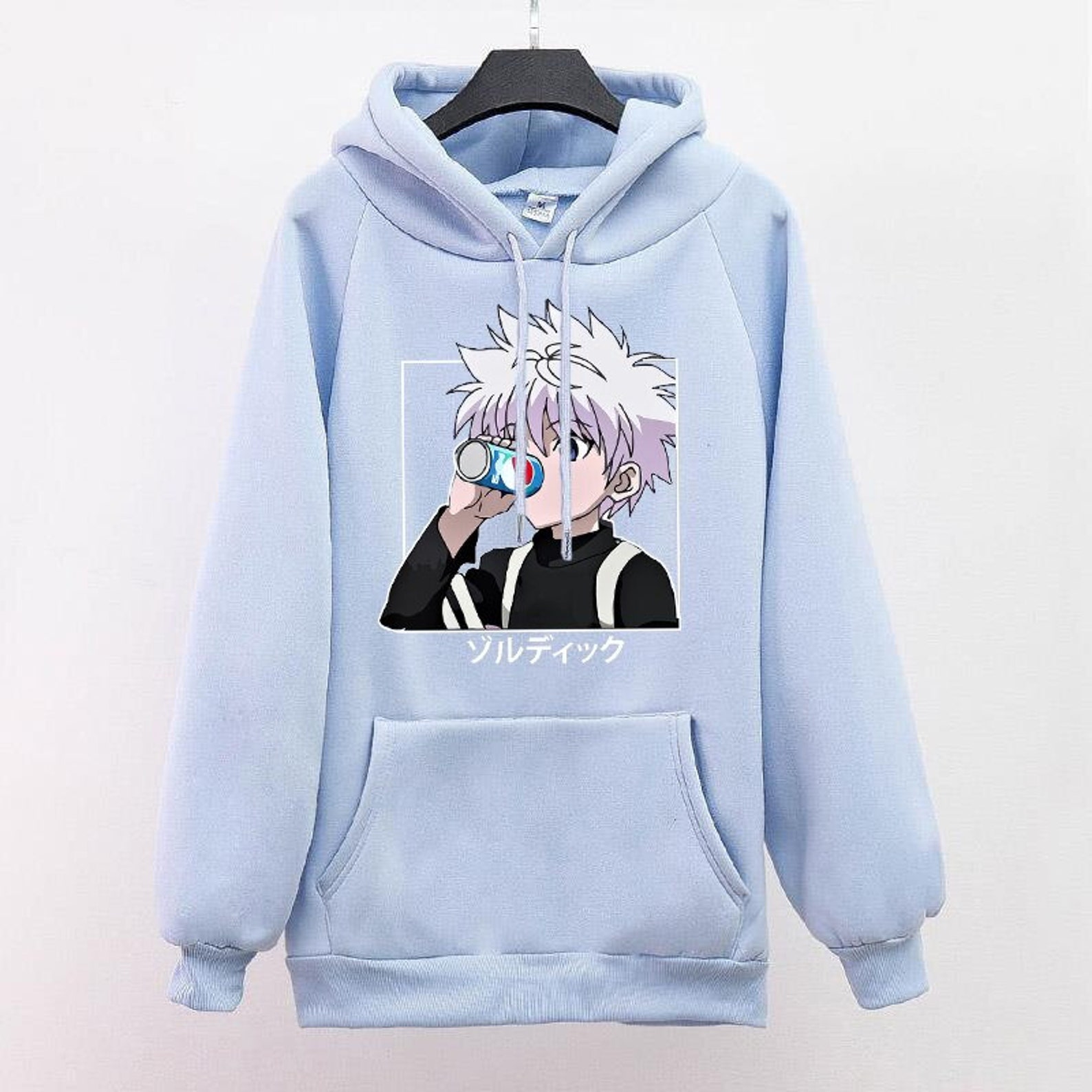 Unisex Killua Zoldyck Hoodie Hunter x Hunter Fanmade Hooded Etsy