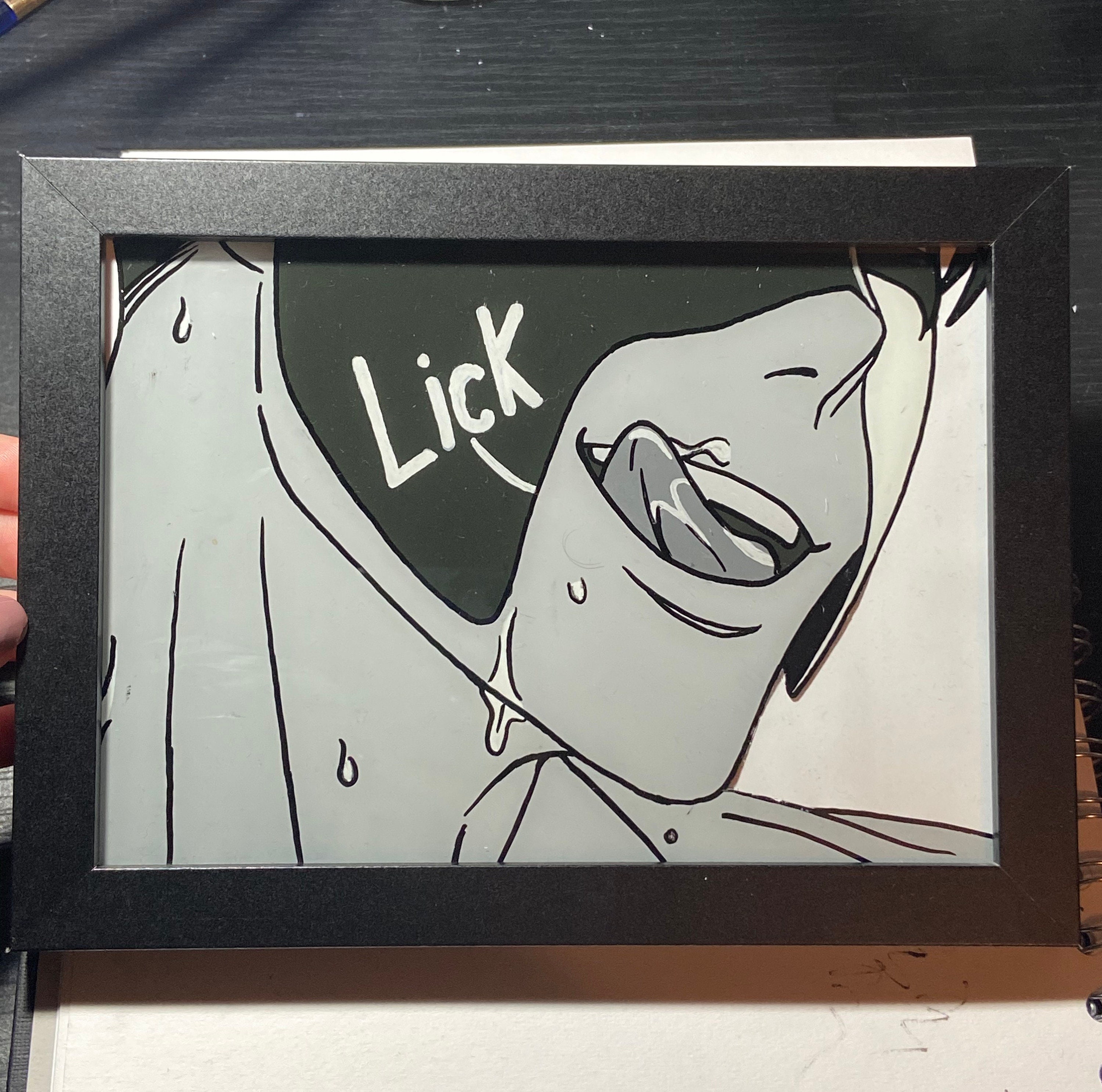 Bj Alex Lick Glass Painting Etsy Bj Alex Lick Glass Painting Etsy