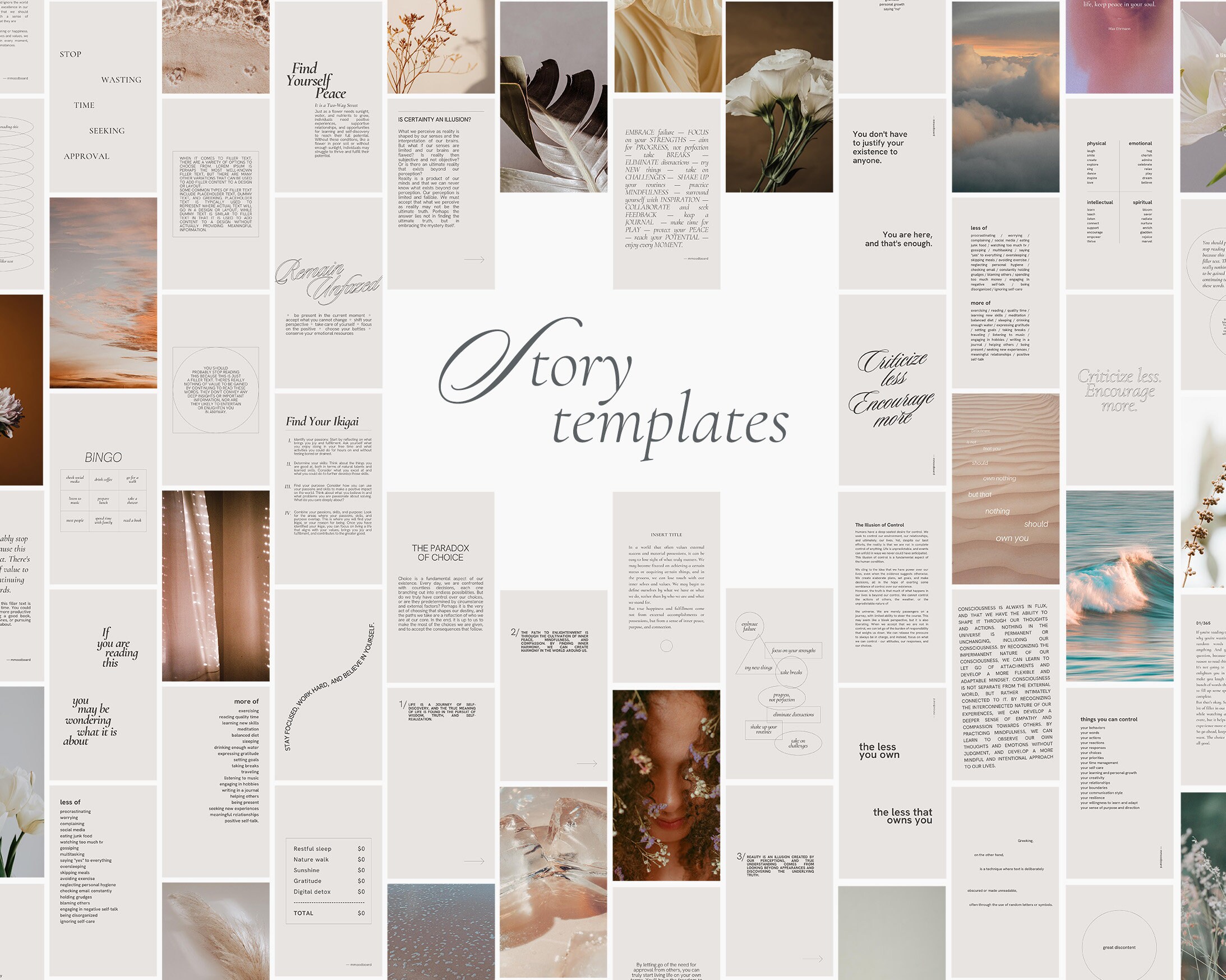 Simply Text Simply Text - Elegant Writing Instagram Templates, Canva Templates ...