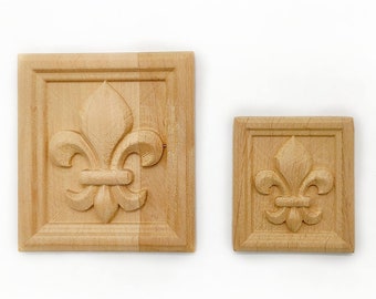 Applique furniture decor, Wood Appliques, Wall ornaments, Onlay furniture, Furniture decor, DIY furniture, Wooden decor, Carved rosettes