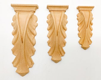 Corbel, Applique furniture decor, Onlay furniture, Wood Appliques furniture, Shabby chic, wooden decor, wall ornaments, pediments, DIY