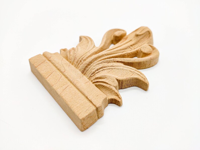 Pediments Shabby Chic Wood Appliques Furniture Onlay Etsy