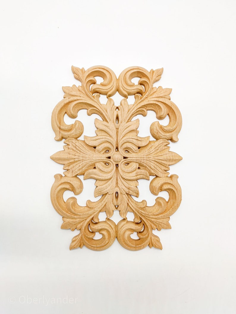 Applique Furniture Decor Onlay Furniture Wood Appliques Etsy