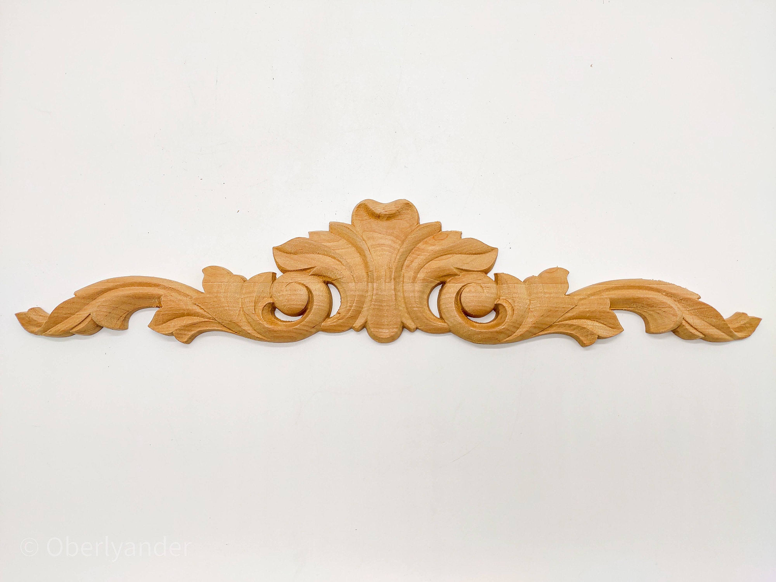 Applique Furniture Decor Bed Pediments Wood Appliques Onlay Etsy UK