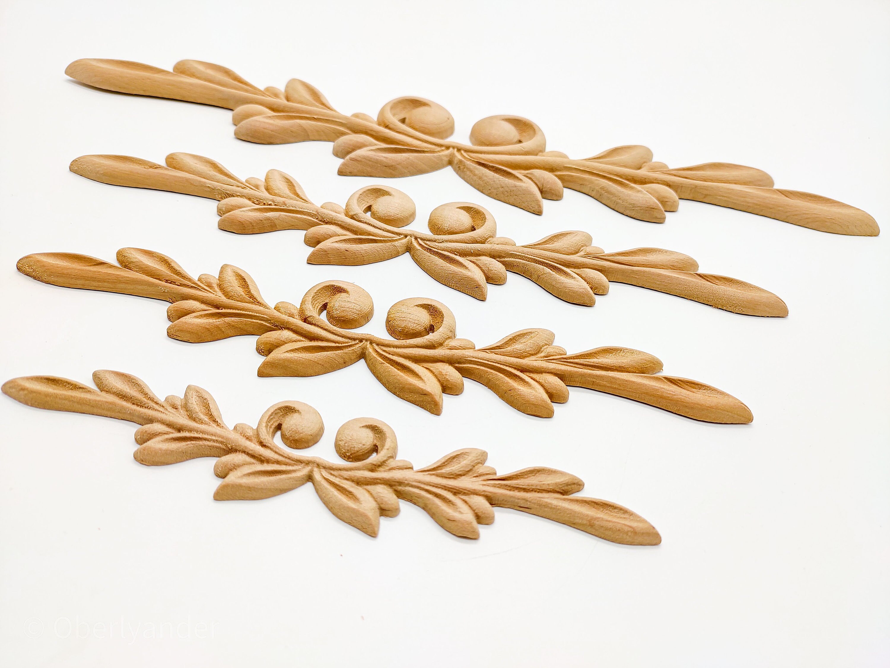 Adornos de pared muebles onlay decoración de muebles de | Etsy