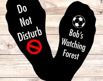 Chaussettes personnalisées Nottingham Forest, cadeau pour fan de football