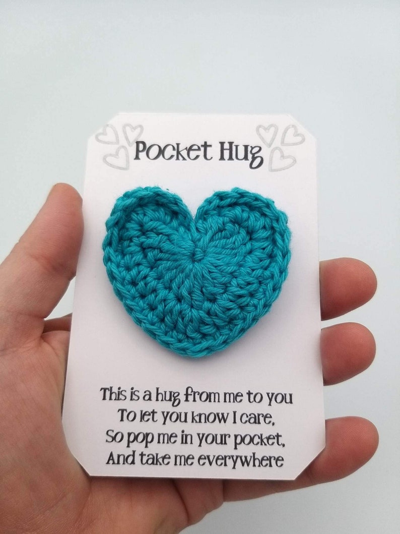 Personalised Pocket Hugs Anxiety Pocket Hearts Pocket Hug Etsy