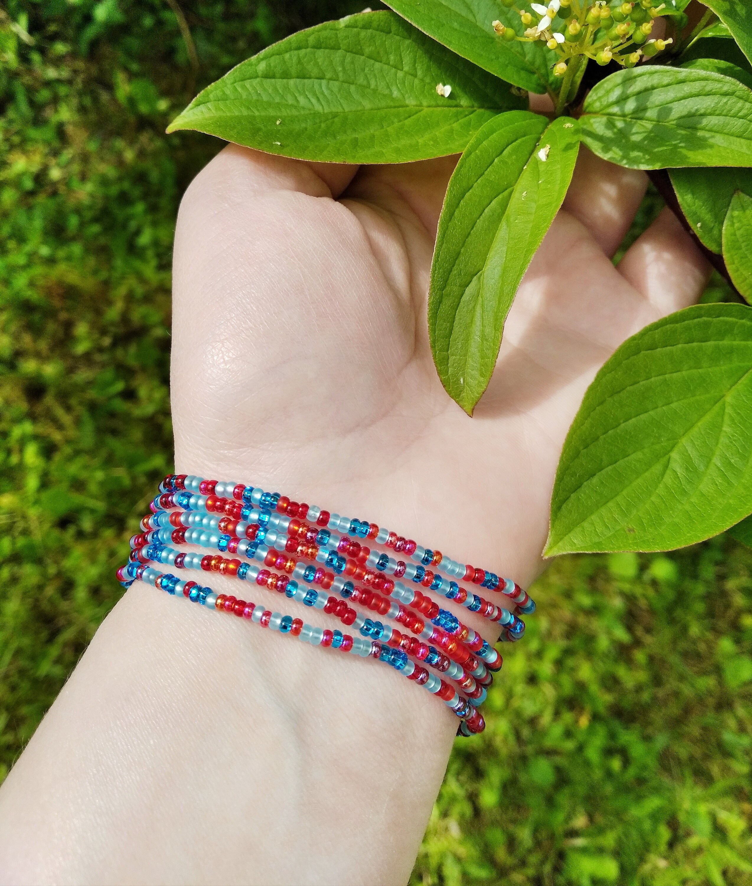 Colorful set bracelets multicolor bracelet stackable beaded Etsy