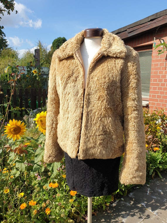Fake Fur Fur Jacket 90s Retro Vintage