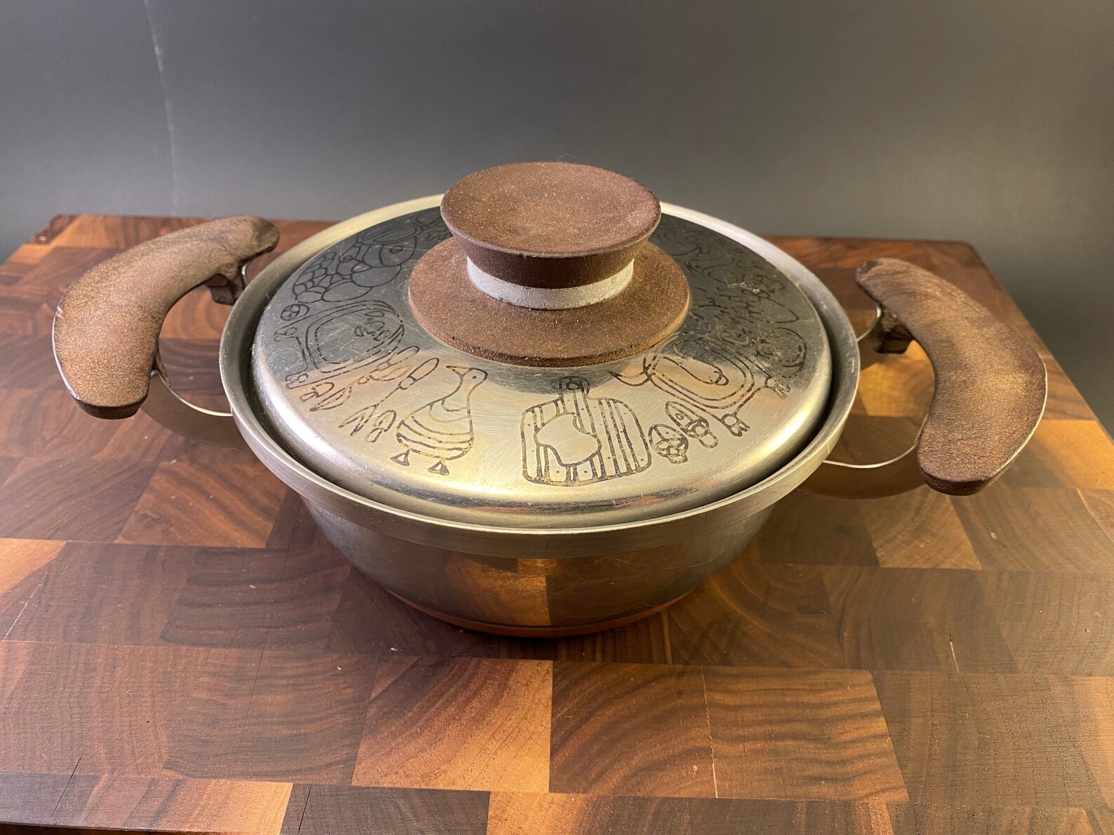 Vintage mid century modern Pots Presto Pride copper bottom Etsy