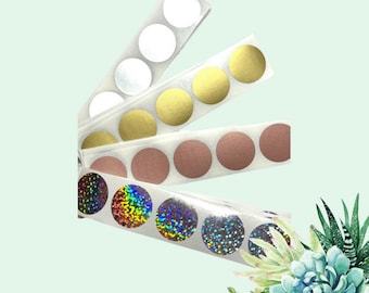 Scratch Off Sticker Round Scratch Sticker Custom Game Party DIY Activity Scratch and Win Silver Hologram 60pcs 25mm