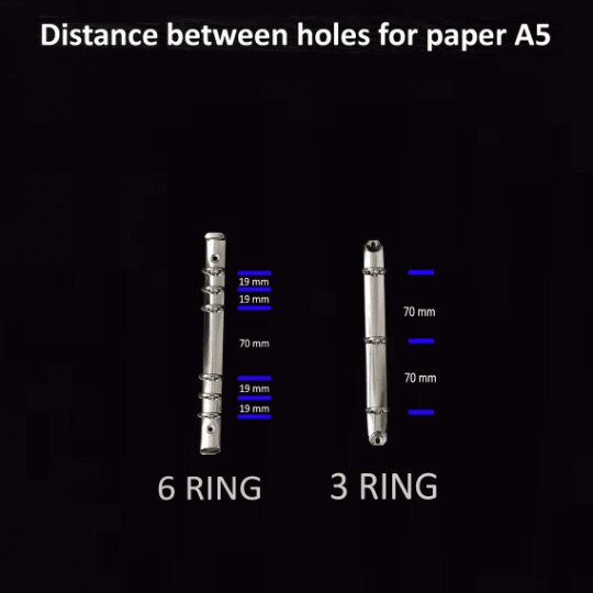 A5 Leather Journal Personalised Binder Planner Cover Notebook Cover