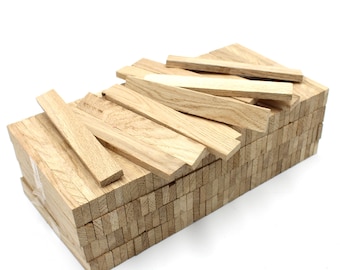 80 stuks houten strip eiken 22x8x160mm knutselblokken knutselhout decoratieve houten stokjes decoratief hout voor doe-het-zelf knutselwerkjes
